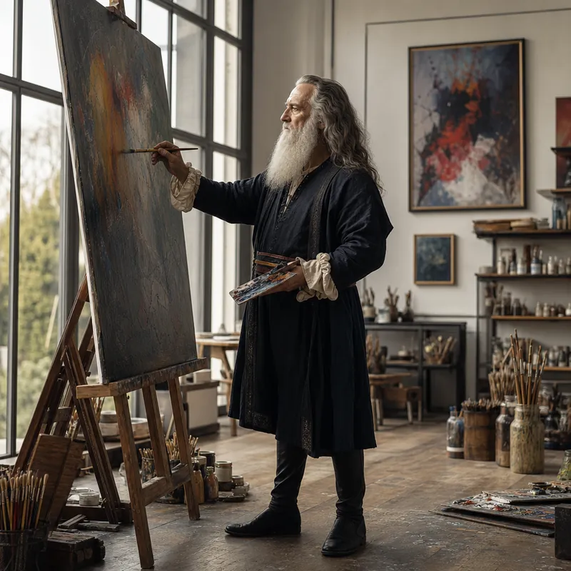 Leonardo da Vinci at the easel &mdash; New Collection, coming soon