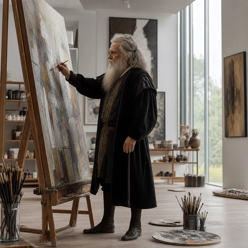 Leonardo da Vinci at the easel &mdash; Collection 06, coming soon