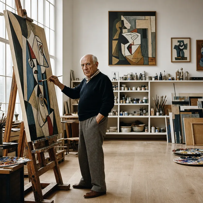 Pablo Picasso at the easel &mdash; Collection 04, coming soon