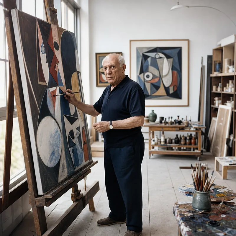 Pablo Picasso at the easel &mdash; Collection 08, coming soon